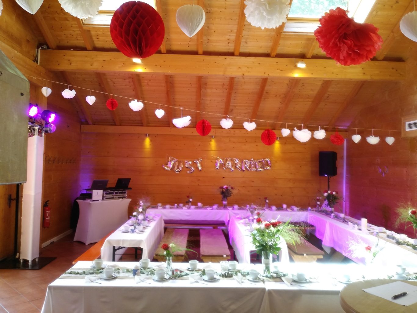 Hochzeitsfeier in der Grillhuette Burbach-Holzhausen